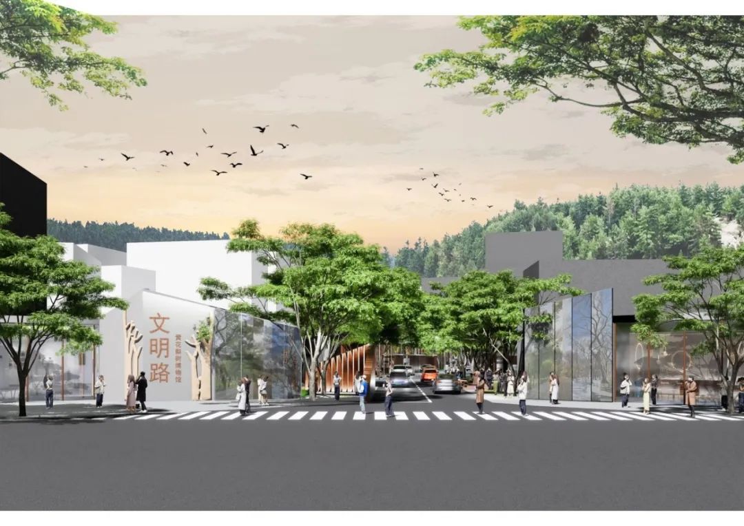 華南理工大學學生團隊的景觀升級工程設計效果圖。 華南理工大學學生團隊的景觀升級工程設計效果圖。